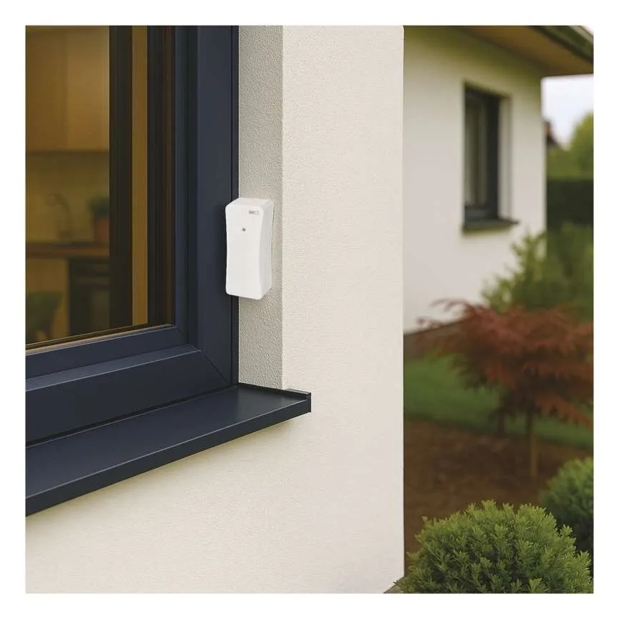 Termometru și higrometru digital, 2 x AAA, alb