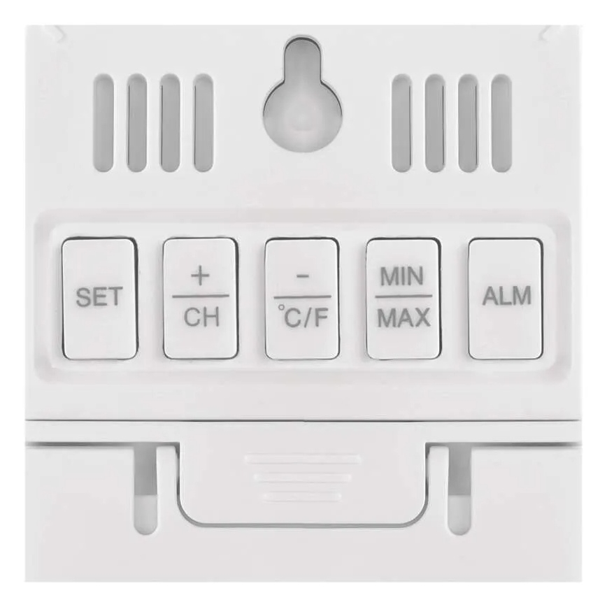 Termometru și higrometru digital, 2 x AAA, alb