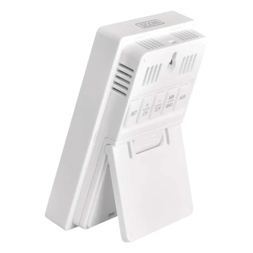 Termometru și higrometru digital, 2 x AAA, alb