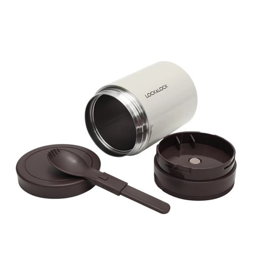 Termos WAVE 0,5 l pentru mâncare și băuturi, alb