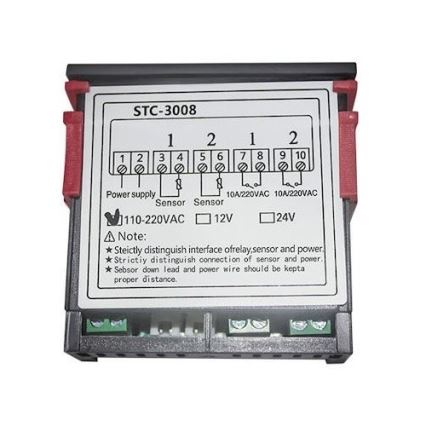 Termostat digital dublu 3W/230V