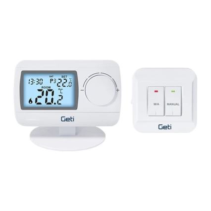 Termostat fără fir 2xAA + 230V