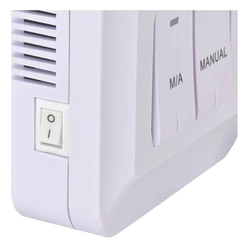 Termostat manual fără fir pentru cameră, 230V/16A, 2xAA, alb