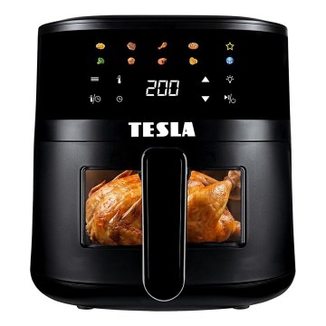 TESLA Electronics AirCook - Friteuză cu aer cald 4,4 l 1450 W/230 V neagră