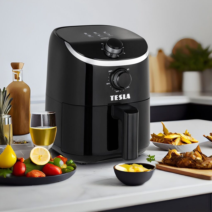 TESLA Electronics AirCook - Friteuză cu aer cald multifuncțională 2 l 900W/230V