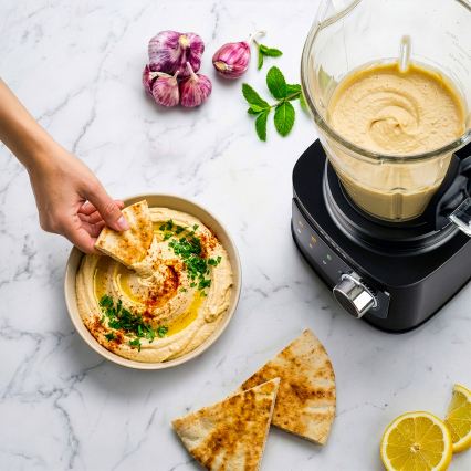 TESLA Electronics CrunchX - Blender de masă 1500 W/230 V, negru