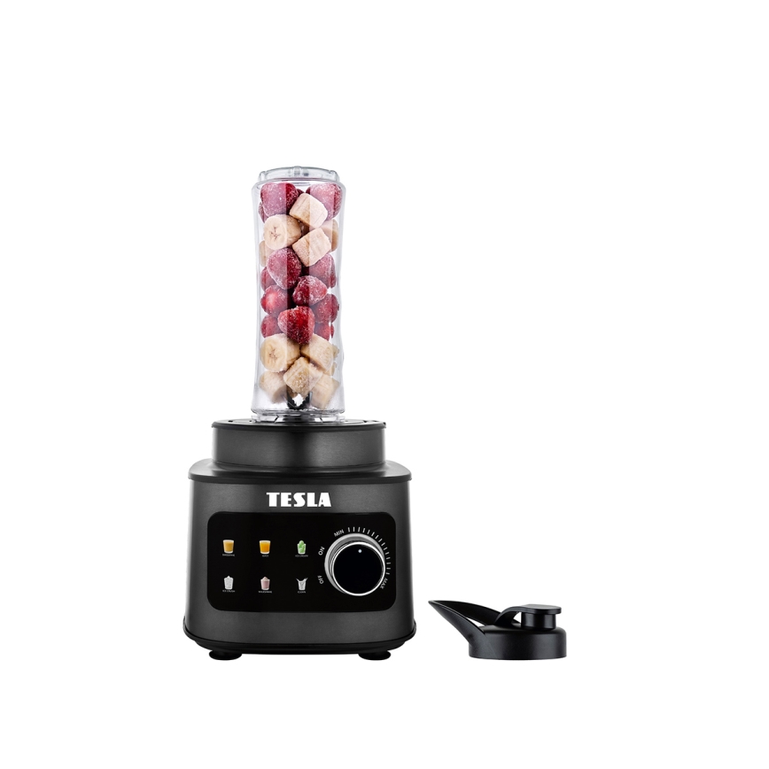 TESLA Electronics CrunchX - Blender de masă 1500 W/230 V, negru