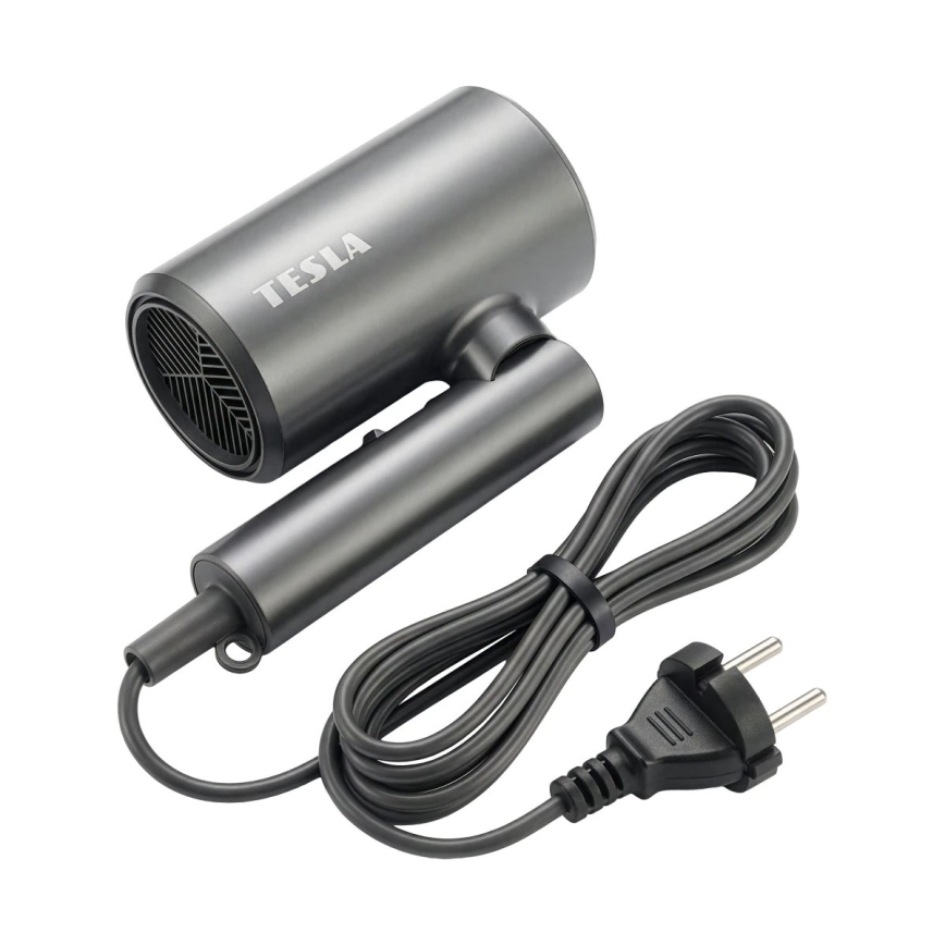 TESLA Electronics MyCare - Uscător de păr pliabil 1800W/230V gri