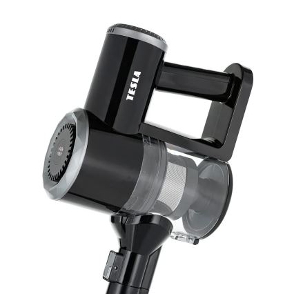 TESLA Electronics PureStar - Aspirator vertical fără fir flexibil 2în1 150W/2200 mAh negru