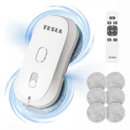 TESLA Electronics RoboStar - Curățător de geamuri cu pulverizare a apei 72W/230V/500 mAh + telecomandă