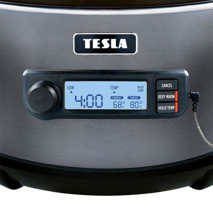 TESLA Electronics SlowCook - oală electrică pentru gătit lent, 5,6 l, 290 W/230 V