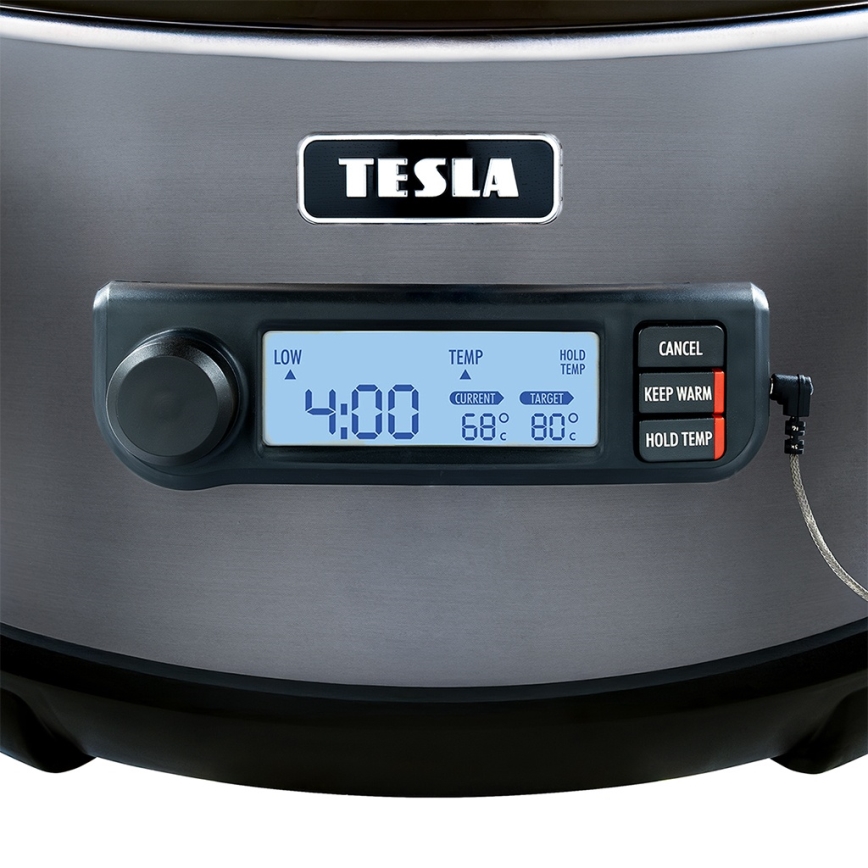 TESLA Electronics SlowCook - oală electrică pentru gătit lent, 5,6 l, 290 W/230 V