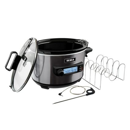 TESLA Electronics SlowCook - oală electrică pentru gătit lent, 5,6 l, 290 W/230 V