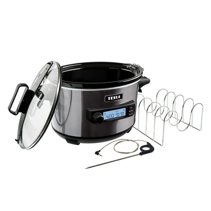 TESLA Electronics SlowCook - oală electrică pentru gătit lent, 5,6 l, 290 W/230 V