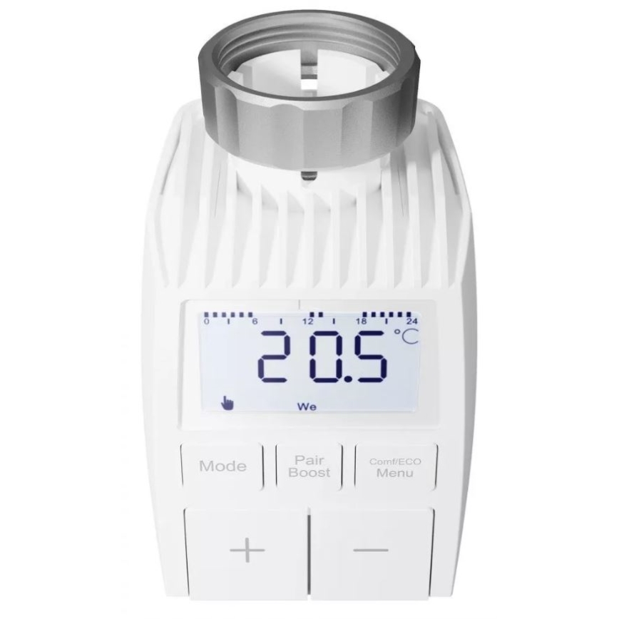 TESLA Smart - Cap termostatic inteligent wireless cu ecran LCD 2xAA