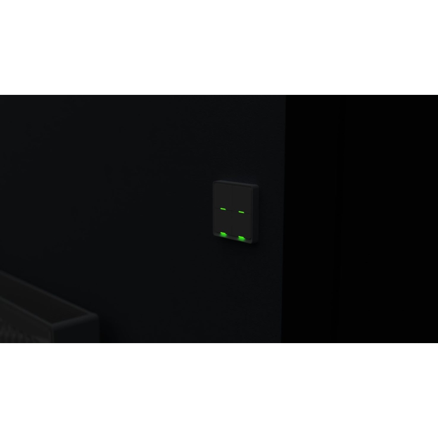 TESLA Smart - Comutator inteligent wireless pentru casă 4P 1xCR2430 ZigBee