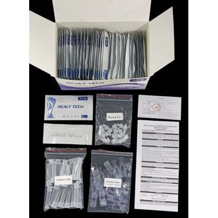 Test rapid antigen COVID-19 cu prelevare de salivă RealyTech 20 buc.