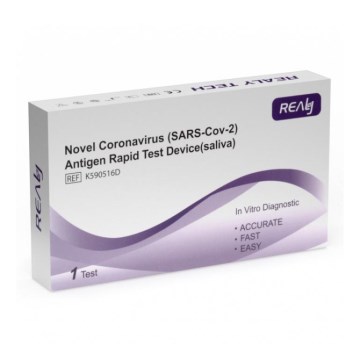 Test rapid COVID-19 antigen RealyTech cu prelevare de salivă 1 buc.