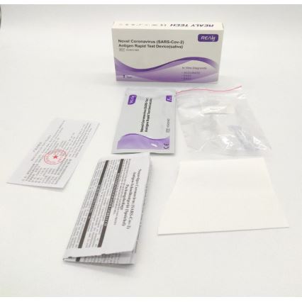 Test rapid COVID-19 antigen RealyTech cu prelevare de salivă 1 buc.