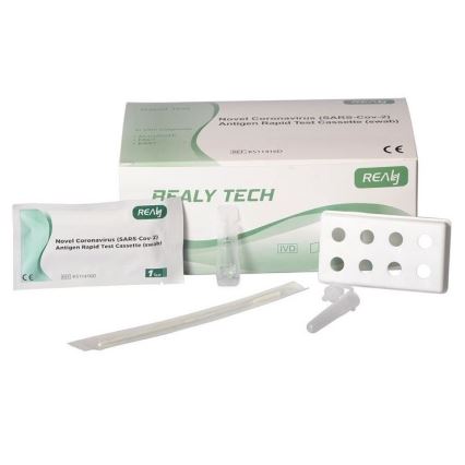 Test rapid (tampon) antigen din nas COVID-19 25 buc. RealyTech