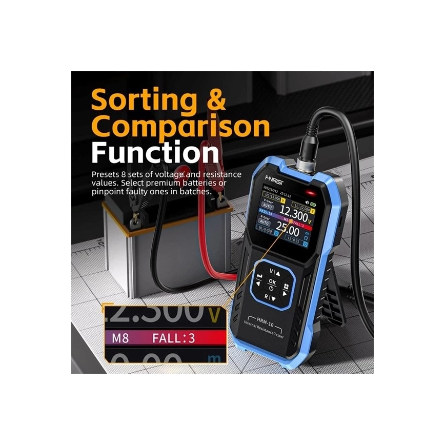 Tester pentru acumulatori 100 V 1000 mAh