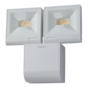 theben - Proiector de perete LED 2xLED/10W/230V alb IP55