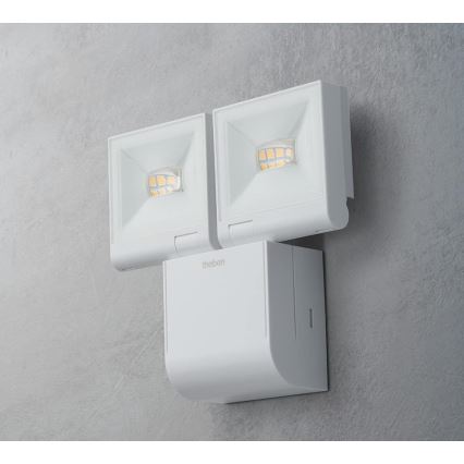 theben - Proiector de perete LED 2xLED/10W/230V alb IP55