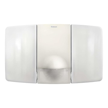 theben - Proiector LED de perete cu senzor, 2xLED/10W/230V, alb, IP55
