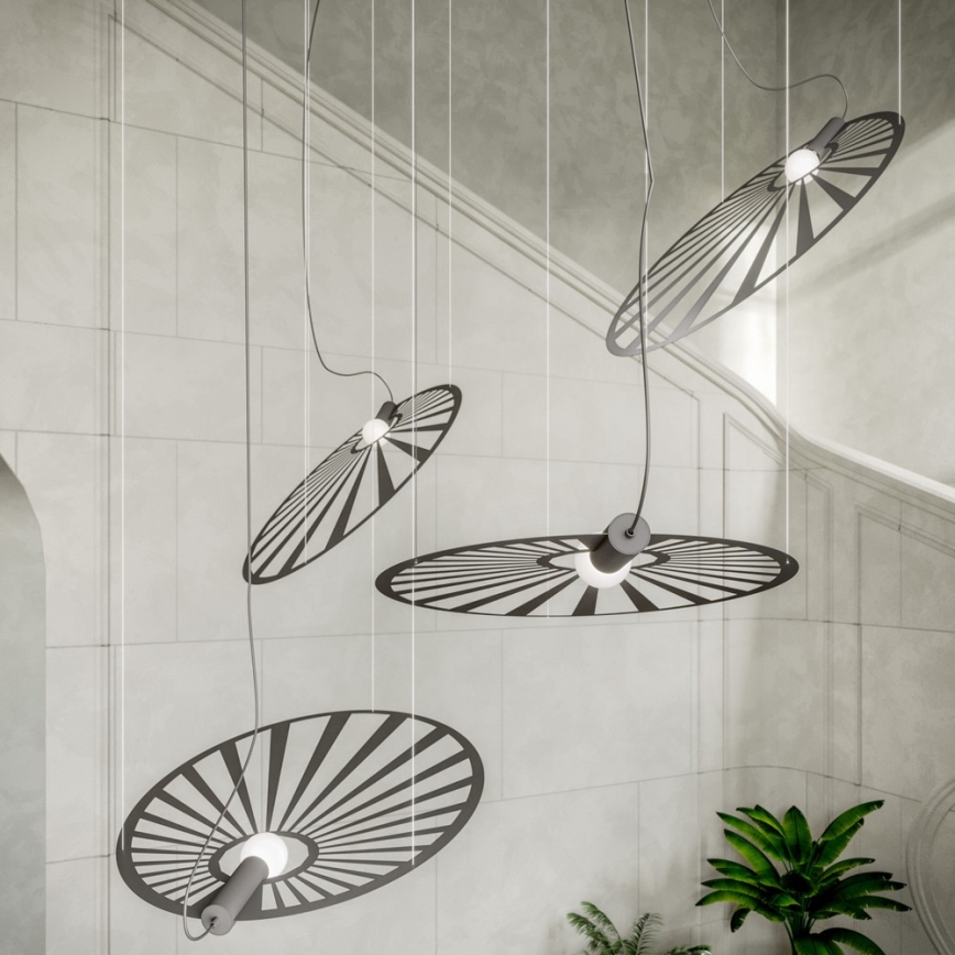 Thoro TH.001 - Lustră pe cablu LEHDET 1xE27/60W/230V negru