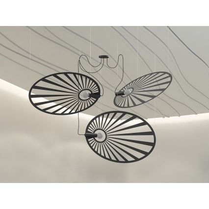 Thoro TH.001 - Lustră pe cablu LEHDET 1xE27/60W/230V negru