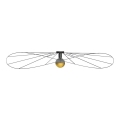 Thoro TH.015 - Lustră aplicată ESKOLA 1xE27/60W/230V negru