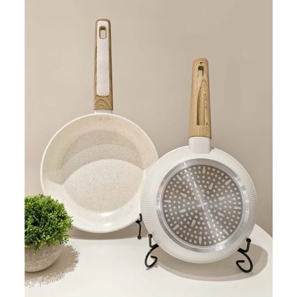 Tigaie BIANCO 28 cm crem/maro