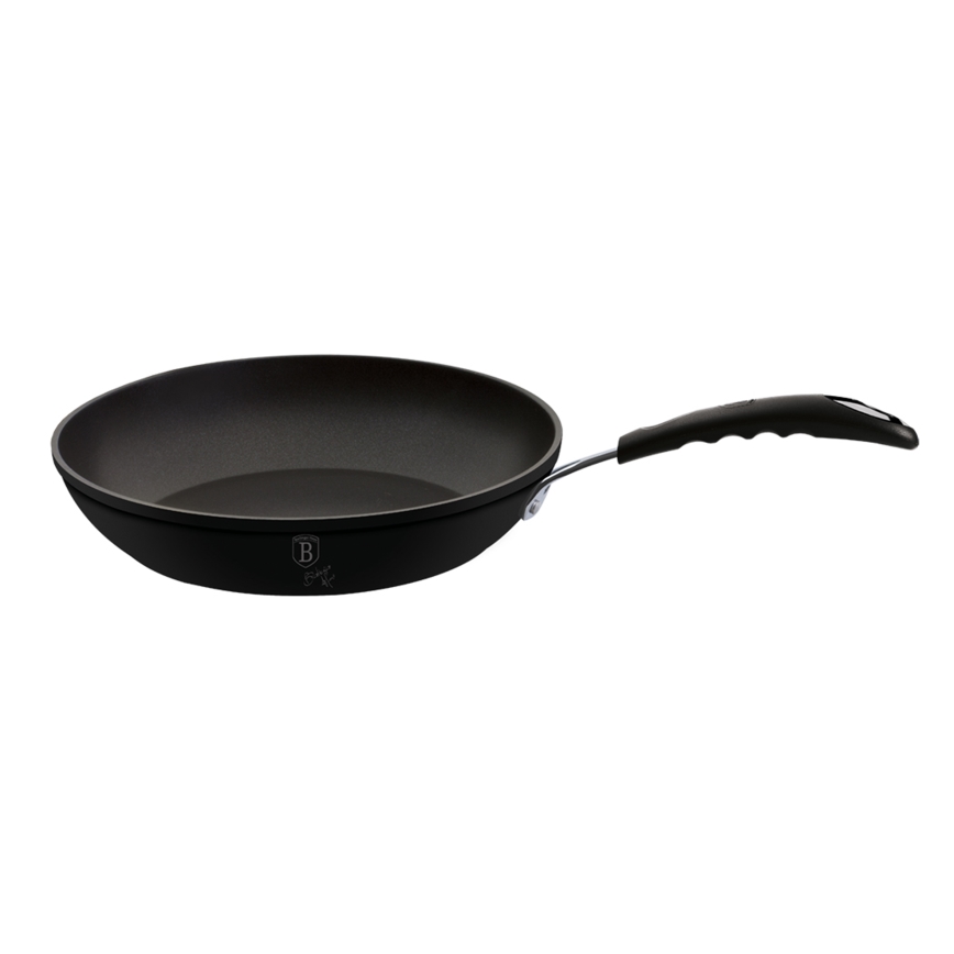 Tigaie cu suprafață din titan 24 cm neagră BerlingerHaus