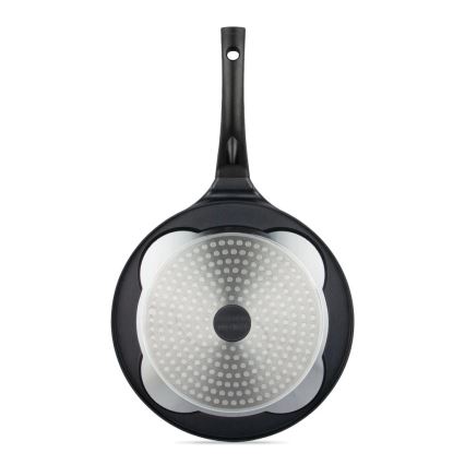Tigaie pentru clătite KITCHISIMO, 26 cm, neagră