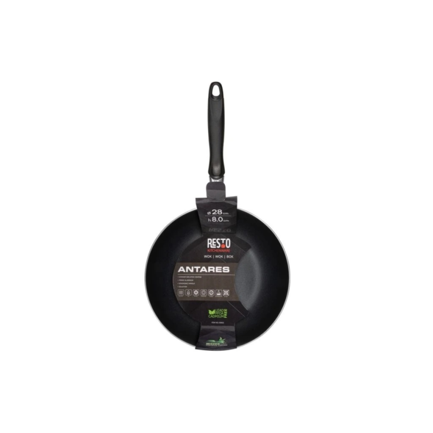 Tigaie wok ANTARES Resto, 28 cm