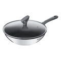 Tigaie wok cu capac Tefal DAILY COOK 28 cm