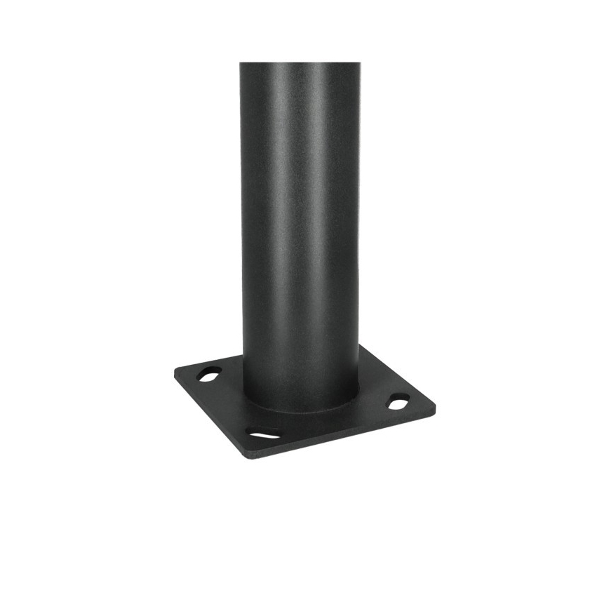 Tijă metalică pentru stâlp de iluminat exterior BASE, 3 m, negru