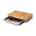 Tocător de bucătărie cu bol 39x27 cm ficus de cauciuc Continenta C4026