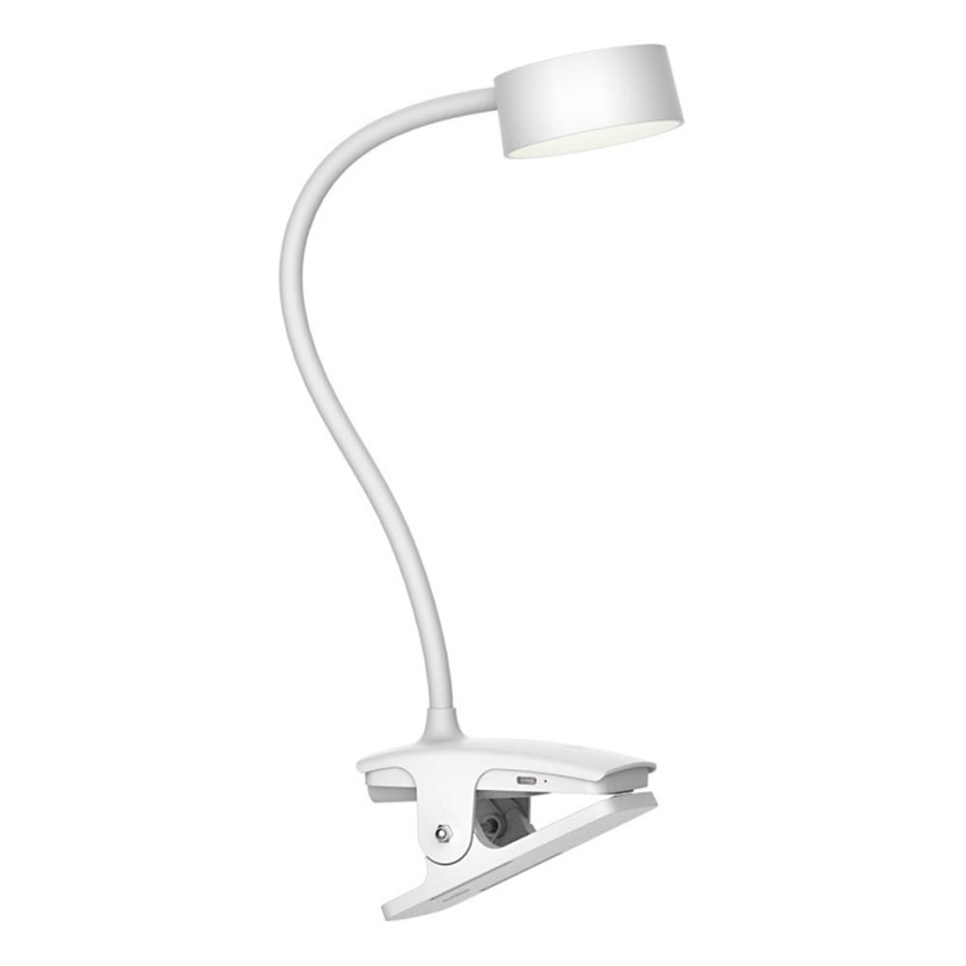 Top Light BELLA - Lampă de birou LED tactilă, reglabilă, cu clemă LED/4,8W/5V 3000-6500K albă