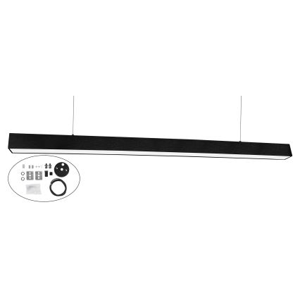 Top Light - LED corp de iluminat de tavan aplicat suspendat HORIZON LED/40W/230V 3000/4000/6500K negru
