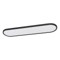 Top Light - Corp de iluminat LED dimabil pentru tavan, montaj aplicat/suspendat OVAL LED/36W/230V 3000-6500K negru + telecomandă