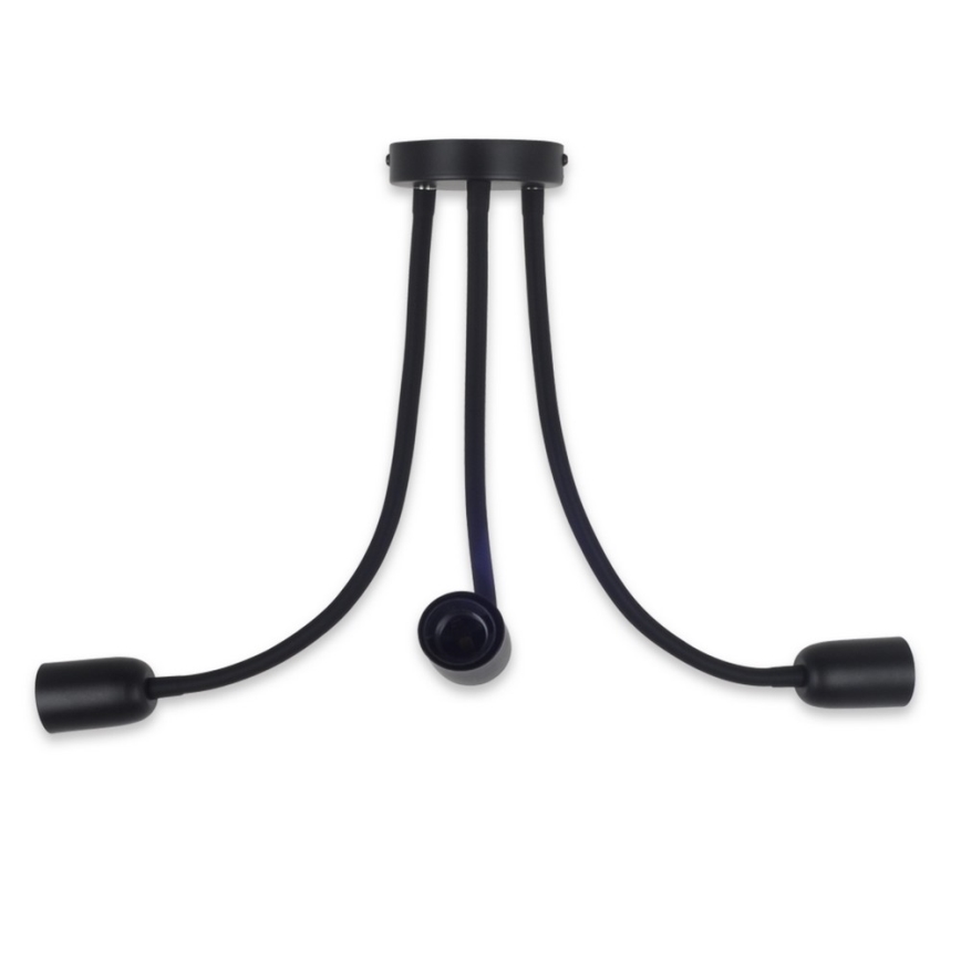 Top Light Galileo 3 C - Lustră pe tijă 3xE27/40W/230V negru