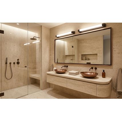 Top Light - Iluminare LED pentru oglindă de baie TURIA LED/8W/230V 3000/4000/6500K IP44 40 cm negru