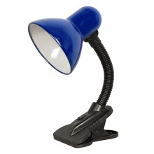 Top Light - Lampa cu clip 1xE27/60W/230V albastra