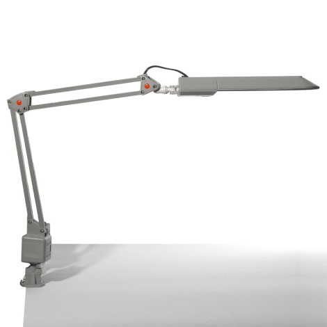 Top Light - Lampa de masa OFFICE 1x2G7/11W/230V argint