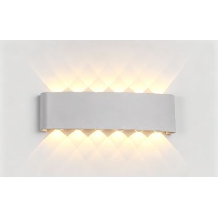 Top Light - LED aplică de perete pentru exterior RAY LED/10W/230V 3000/4000/6500K IP54 albă