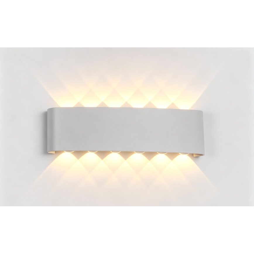 Top Light - LED aplică de perete pentru exterior RAY LED/10W/230V 3000/4000/6500K IP54 albă