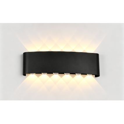 Top Light - Aplică de perete pentru exterior RAY LED/10W/230V 3000/4000/6500K IP54 negru