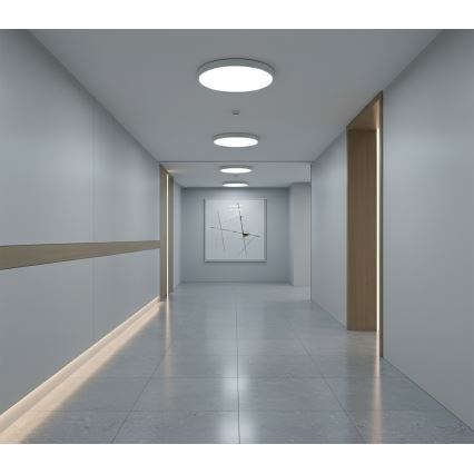 Top Light - Plafonieră LED cu senzor de mișcare REVIT LED/12/18/24W/230V 3000/4000/6500K Ø 30 cm albă