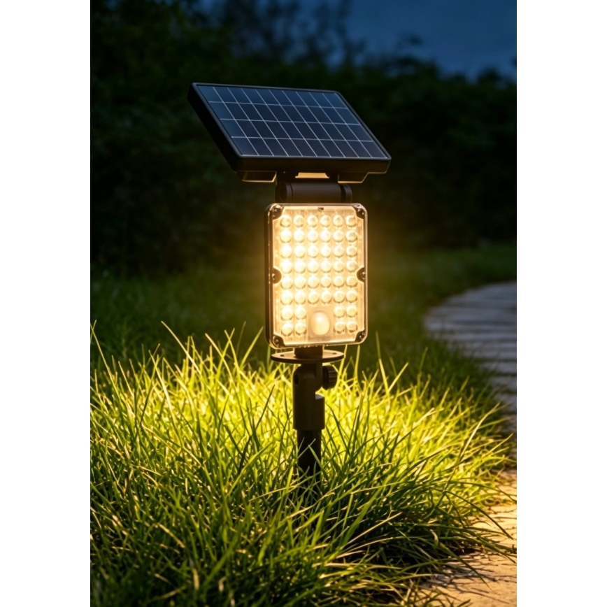 Top Light - Lampă solară LED cu senzor 3 în 1 ZENITH LED/10W/3,7V 3000/4000/6500K IP54 2400 mAh